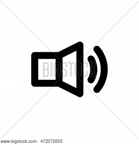 Loud Speaker, Line Web Or Mobile Interface Vector Icon