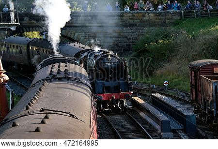 North Yorkshire Moors Railway. Goathland, Yorkshire, Uk, October 2022. Steam Festival Weekend.