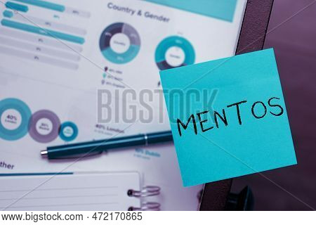 Text Caption Presenting Mentos. Business Concept Style Of Jamaican Folk Music Based On Traditional D