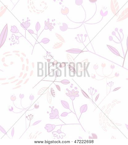 Sömlös floral bakgrund