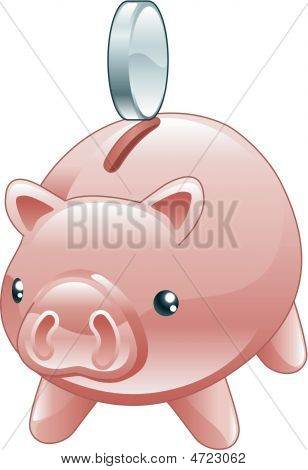 Savings Cute Shiny Piggy Bank