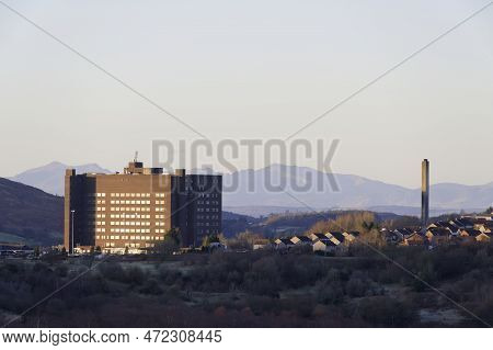 Scottish Hospital Brutalist Architecture In Greenock, Inverclyde
