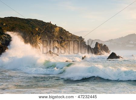 Sea And Coast In Galicia