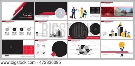 Graphic Design Project Presentation, Power Point. Infographic Slide Template. For Use In Flyer, Seo.