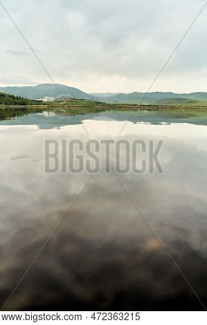 View Of The Beautiful Lake Lisi. Lisi Park In Tbilisi, Georgia