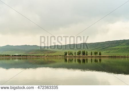 View Of The Beautiful Lake Lisi. Lisi Park In Tbilisi, Georgia