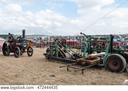 Tarrant Hinton.dorset.united Kingdom.august 25th 2022.a Restored 1912 Wallis And Steevens General Pu