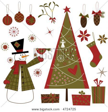 Impostano gli elementi Natale