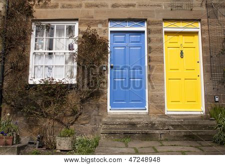 Blue And Yellow Door Color
