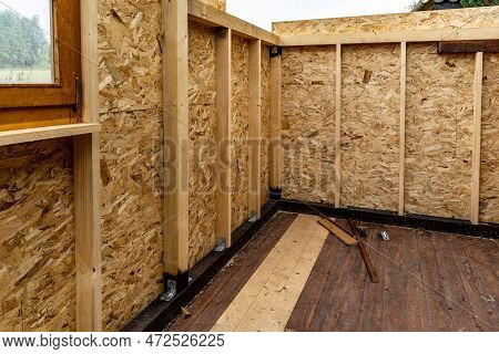 Construction Of A Wooden Garden House