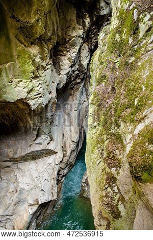 Orrido Di Bellano, Natural Gorge Created By The Erosion Of Pioverna River, Shaped Into Gigantic Poth