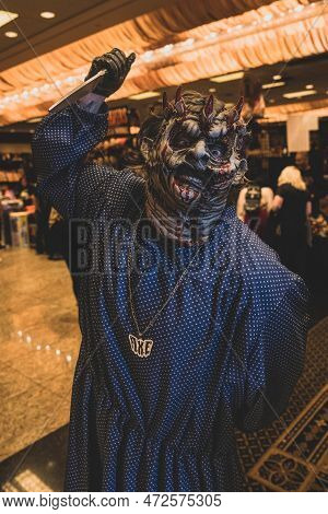 Livonia, Michigan -usa- March 05, 2023: Astronomicon 6 Convention At The Burton Manor
