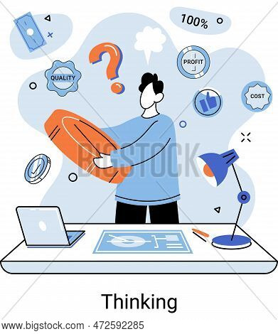 Thinking Process Of Functioning Of Consciousness, Which Determines Cognitive Activity Of Person And 