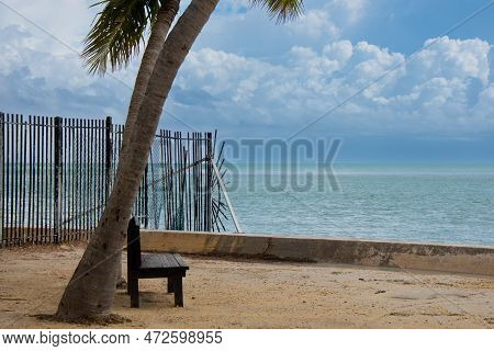 View Of Part Of Key Biscane Bay Near Miami Florida