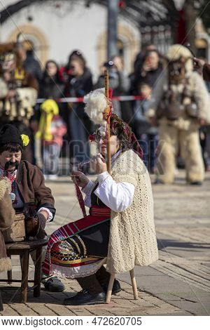 Masquerade Festival In Elin Pelin, Bulgaria. Culture, Indigenous