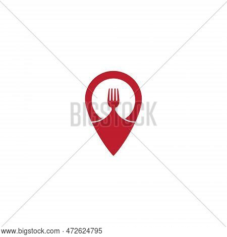 Vector Illustration Cutlery For Icons, Symbols Or Logos. Suitable For Restaurant Logos, Cafes, Cante