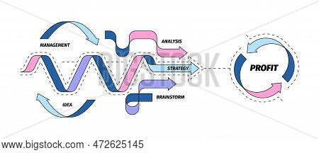 Abstract Trendy Arrow Background. Dynamic Decorative Banner Design With Simple Pointers, Geometric M