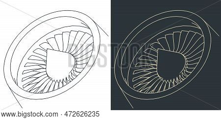 Jet Engine Illustrations