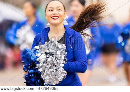 Laredo, Texas, Usa - February 19, 2022: The Anheuser-busch Washington's Birthday Parade, The Dr. Leo