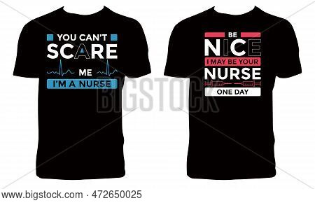 Cute Nurse Shirts Design And Vector Illustration Bundle