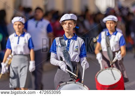 Matamoros, Tamaulipas, Mexico - November 26, 2022: The Desfile Del 20 De Noviembre, Members Of The C