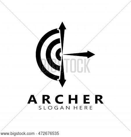 Arrow Logo Template Illustration,for Arrow Logo,goal,target,business,finance,motivation,vector