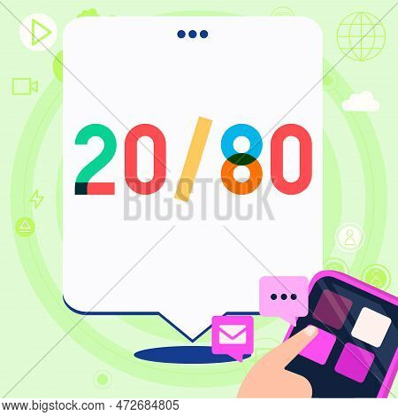 Inspiration Showing Sign 80 To 20. Pareto Principle Of Factor Sparsity Statistical Distribution Of D
