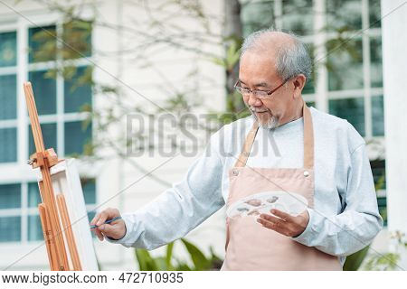 Asian Caregiver Helping Senior Male From Falling On The Ground. Older Elderly Man Patient Having Acc