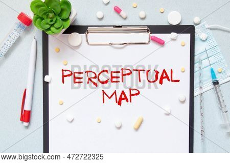 Perceptual Map With Marks In The Notepad