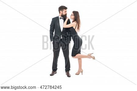 Pick Up And Flirt Concept. Perfect Flirt At Party Or Event. Flirting Lady. Woman Attractive Sexy Fem