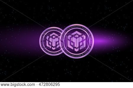 Abstract Futuristic Technology Background. Hud Circle Element. Hi-tech Communication Concept.
