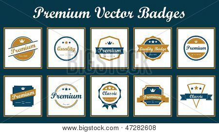 高档矢量 Badges.eps