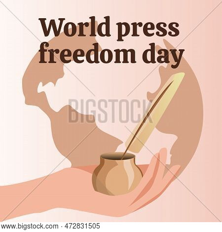 World Press Freedom Day Concept Vector Illustration. World Press Freedom Day Or World Press Day To R