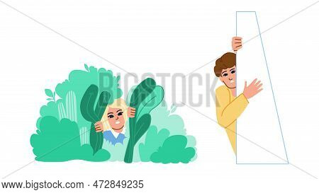 Spy Criminal Person Vector. Detective Retro, Security Agent, Black, Secret Man, Mystery Spy Criminal