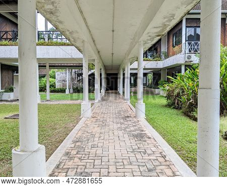 Lumut, Perak, 19 February 2023: Beautiful Resort Environment And Vintage Style