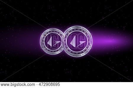 Abstract Futuristic Technology Background. Hud Circle Element. Hi-tech Communication Concept.