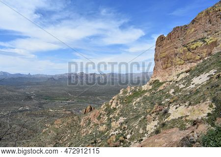 Gorgeous View Hiking Picketpost Mountain In Arizona