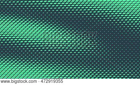 Parallelogram Halftone Gradient Vector Dynamic Velocity Eye Catching Texture. Impressive Energetic P