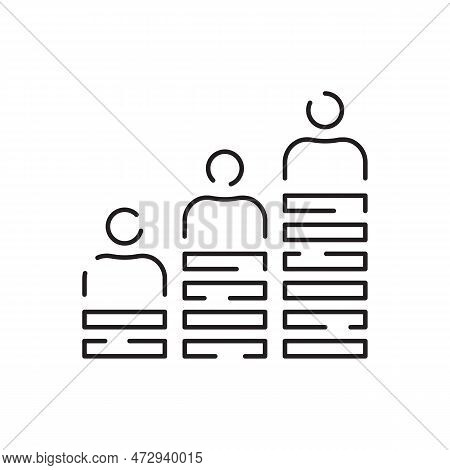 Politics Or Political And Politician. Vector Voting Or Election And Vote. Related Vector Line Icon. 