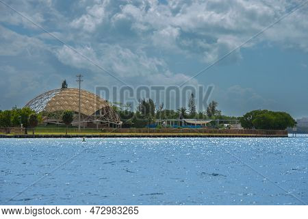 View Of Part Of Key Biscane Bay Near Miami Florida
