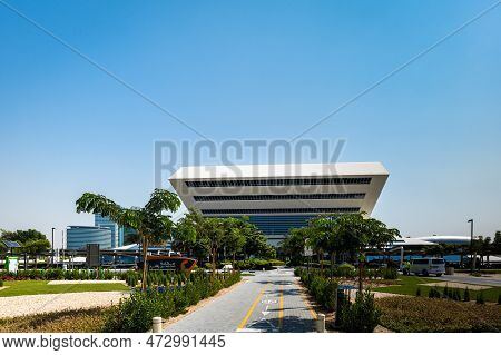 Dubai , Uae - October 2022: Mohammed Bin Rashid Library ( Mbr ), A Modern Library In The Al Jaddar L