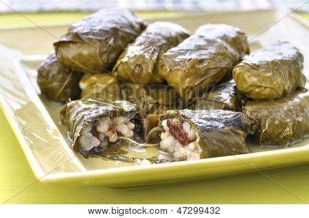 Grape Leaf Dolmades