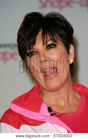 Kris Jenner at a press conference to announce a Global Partnership With Kim Kardashian And Kris Jenner, Beverly Wilshire, Beverly Hills, CA. 11-22-10