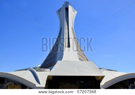 The Montreal Olympic Stadium and tower