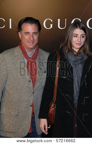 Andy Garcia and daughter at the premiere of 