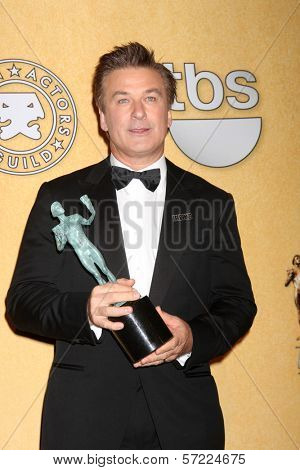 Alec Baldwin at the 18th Annual Screen Actors Guild Awards Pressroom, Shrine Auditorium, Los Angeles, CA 01-29-12
