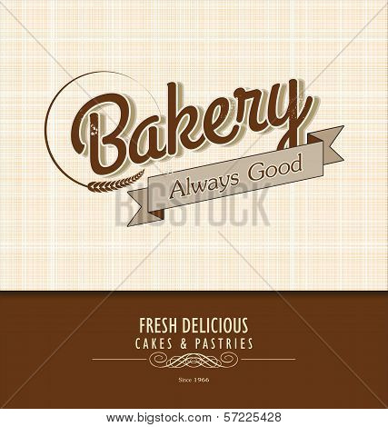 Vintage Bakery Poster