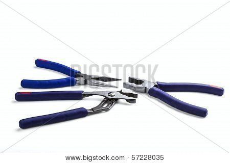 Long-nose And Flat-nose Pliers