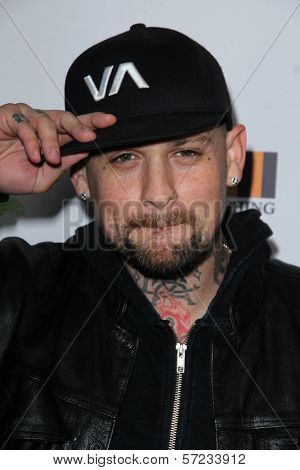 Benji Madden at the EMI Music 2012 Grammy Awards Party, Capital Records, Hollywood, CA 02-12-12