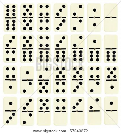 Full Set Of Domino Tiles